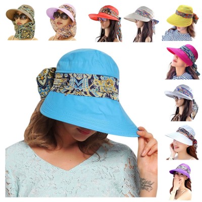 Cap For  Fashionable Wide Brim UV Sun Protection Neck Face Cover Visor Hat  eb-27234582
